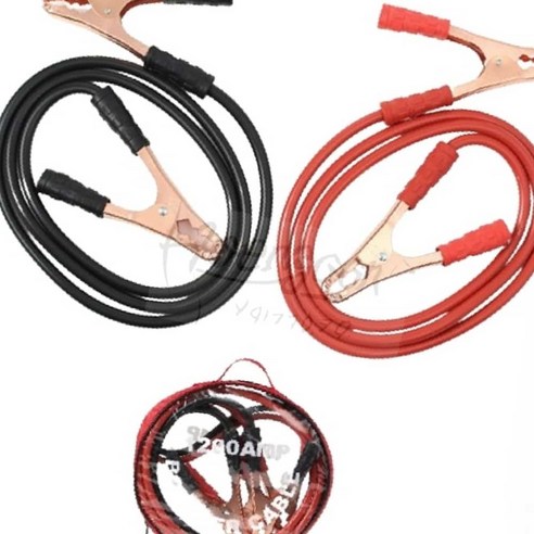 일헌 자동차 1200AMP 점프 케이블 2.2M 자동차점프스타터 자동차배터리점프 휴대용점프스타터, 1개