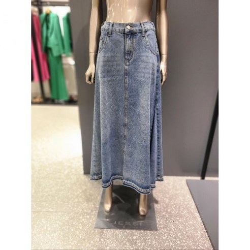 제시뉴욕 디테일 데님 롱스커트 ADM5NSDS6610 (689169 )