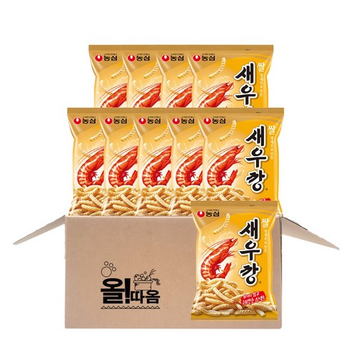 (올따옴) 농심 쌀새우깡 80g 10개, 1개