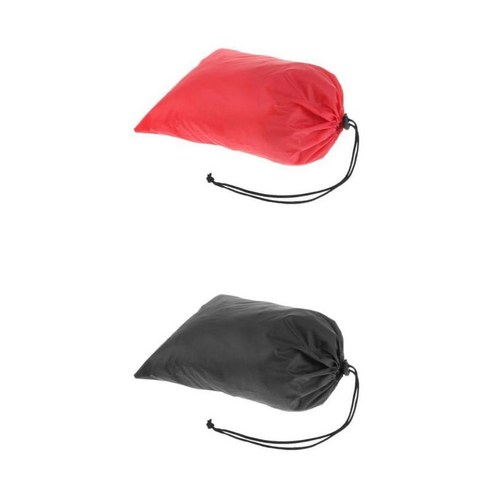 옷 신발에 대 한 2pcs 방수 Drawstring 보관 가방 물건 가방