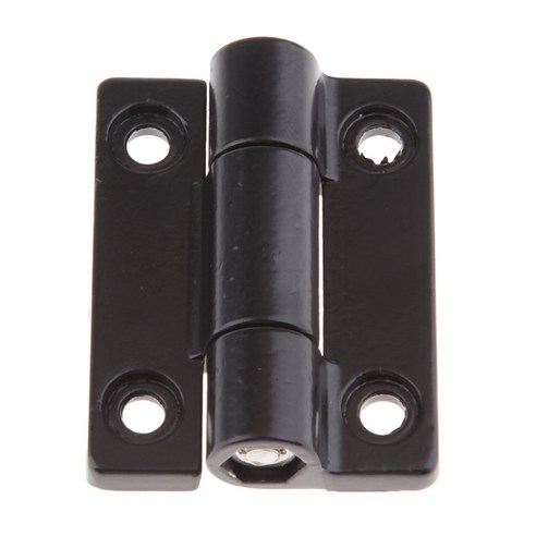 Ursmart 45x34mm 4 개의 카운터 싱크 홀 조정 가능한 토크 위치 제어 힌지 블랙, 설명, 합금