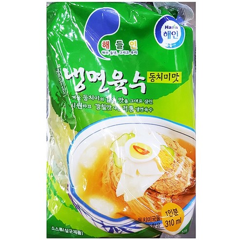 해인 얼음골 동치미맛 냉면육수, 6개, 310ml