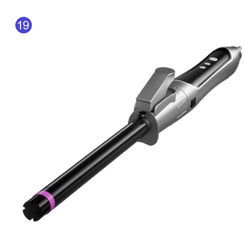 전문가용 헤어 미용 기계 봉고데기 아이롱 웨이브 고데기, 블랙 19MM