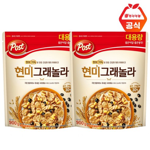 포스트 현미그래놀라, 900g, 2개
