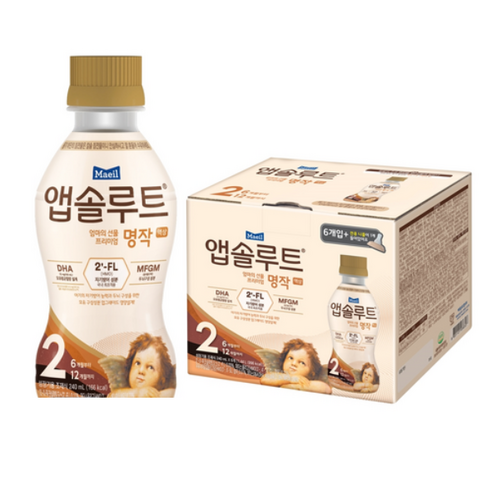 매일유업 앱솔루트 명작 2FL 액상 분유 2단계, 240ml, 42개