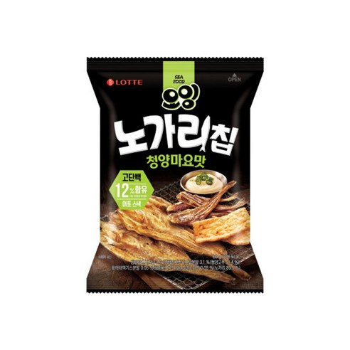 롯데 오잉 노가리칩 청양마요맛 60g 1팩, 2개