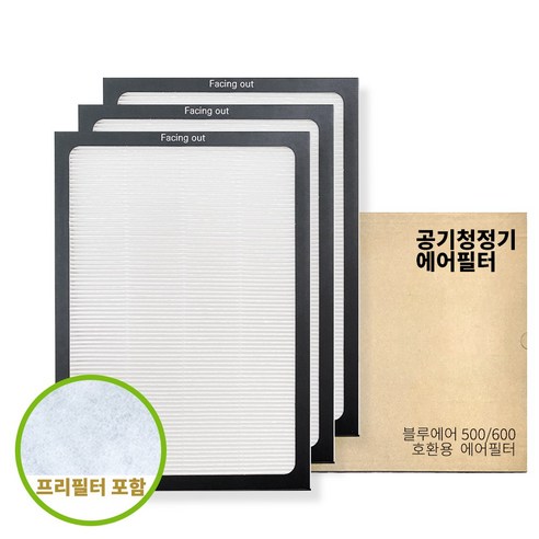 블루에어 클래식 500 600 호환 필터 3P 세트 503 505 550E 603 605 650E 680i 690i, 클래식 500/600 호환 파티클 필터, 1개