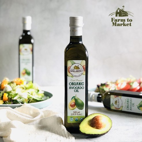 팜투마켓 유기농 아보카도 오일, 피부와 요리에 건강을 더하다