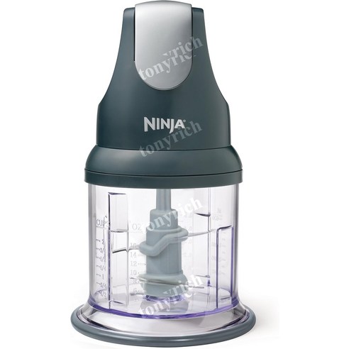 Ninja NJ100GR Express 닌자 초퍼 초고속 블렌더, 블랙