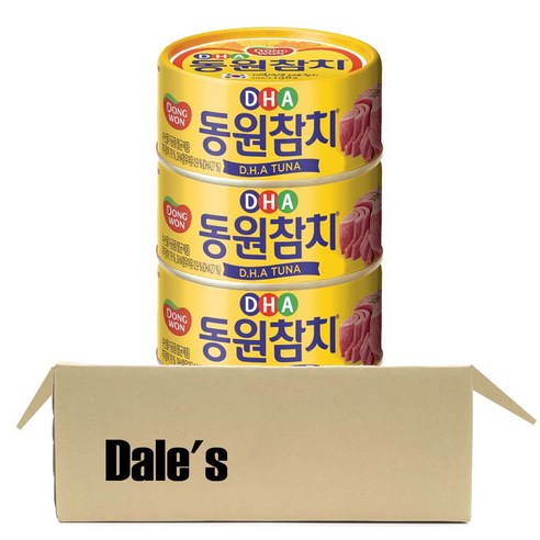 데일즈기획 동원 DHA 참치, 90g, 3개