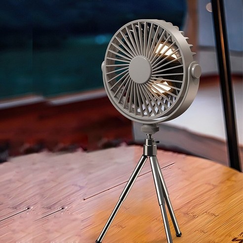 다용도 휴대용 캠핑 무선 선풍기, 하나, 블랙
