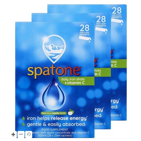 Spatone 스파톤 리퀴드 철분제 사과맛 비타민C (25mlx28봉), 1개, 756ml