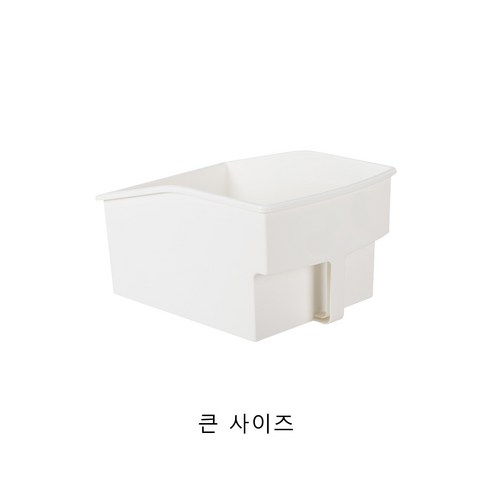 다용도 저장함 조미료 향료 용기 수납함, 1개, 흰색(대형)