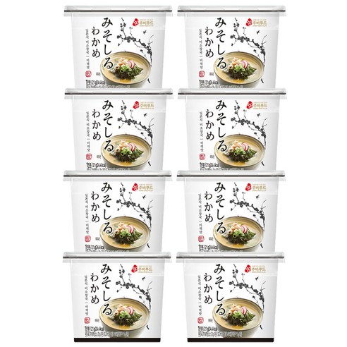 주비푸드 미소장국 미역맛 21g x 8개 / 컵국 즉석 미역국