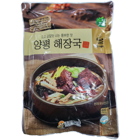 선봉 양평해장국 (600g ) / 자연깃든 / 실온보관 / 즉석국
