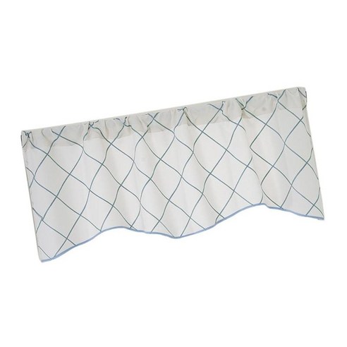 꽃 커튼 주방 짧은 쉬어 커튼 욕실 창 식당 카페 발코니 홈 장식 막대 포켓, White_C 42X18inch, {"수건소재":"폴리 에스터"}