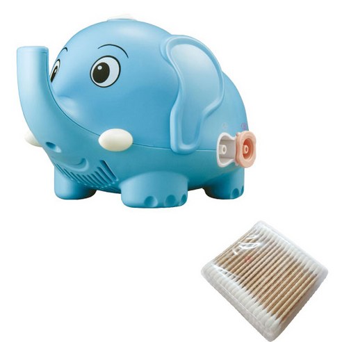 조인메디칼 베이비벨르 미니코끼리 다기능 네블라이저 콧물흡입기 세트 + 면봉 100 p, 1개