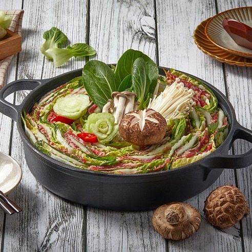 [담짜몰]커플A세트 감바스+밀푀유나베밀키트(3~4인분), 1개, 1.34kg