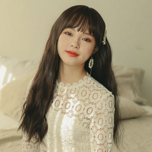 가발매니아 블랑 66cm 더 썸 위그 통가발 (하이소프트사), 내츄럴브라운, 1개