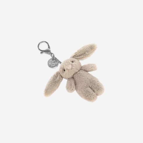 젤리캣 바쉬풀 버니 백 참 베이지 Jellycat Bashful Bunny Bag Charm Beige