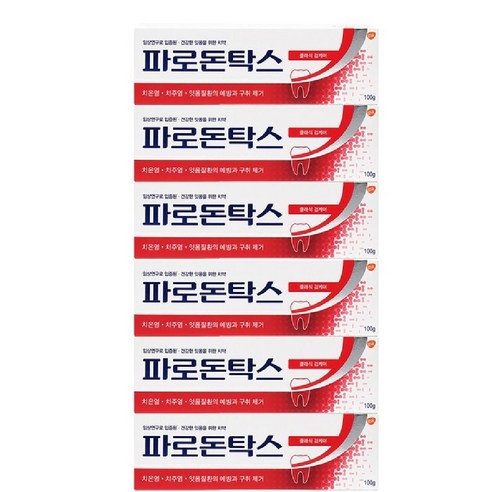 파로돈탁스 클래식 검케어 100g x 6입, 6개