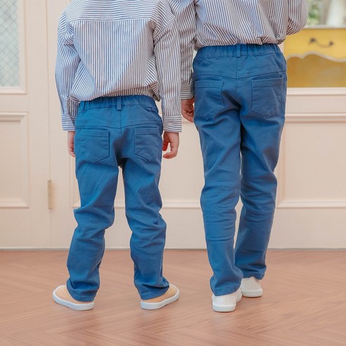 미쏘아 바른팬츠 아동 주니어 일자핏 면바지 폴햄키즈바지