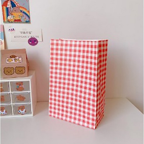 페이퍼백 23x15x8cm 100개세트, 레드 50개 세트