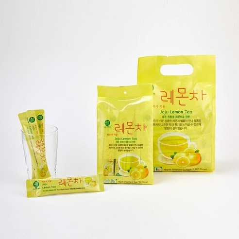 제주의 맛과 향을 담은 제주 레몬차[액상스틱] 750g[25gx30개], 없음, 25g, 30개입, 1개