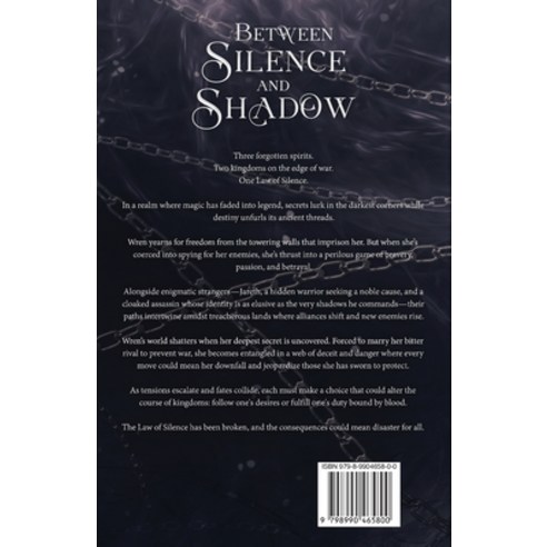(영문도서) Between Silence and Shadow Paperback, T.J. Knight, English, 9798990465800