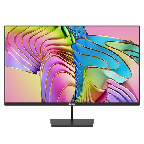 큐빅스 IPS 패널 80.58cm 32인치 컴퓨터 모니터 FHD 75Hz 내장스피커 게이밍 사무용 CX-320F75 벽걸이 모니터암 사용가능, CX-320F75(일반)