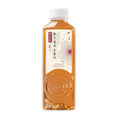 붉은빛의 우롱티, 1세트, 6개입, 500ml