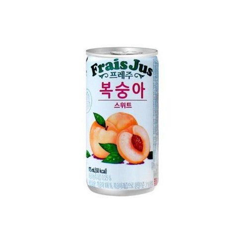 일화 프레주 복숭아 175ml 30입, 120개