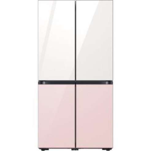 LG 2023 비스포크 냉장고 4도어 875L 글램화이트&글램핑크