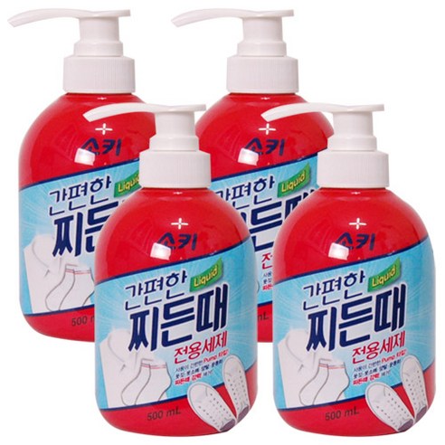 소키 찌든때/얼룩제거 전용세제 [펌프형] 500ml, 4개