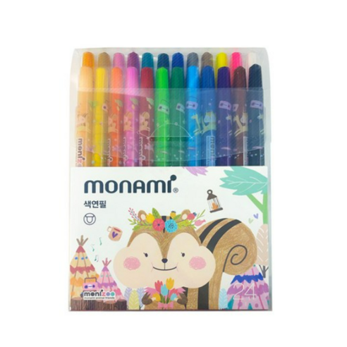 모나미 모니주 여아용 24색 샤프식 색연필, 1개 
미술/화방용품