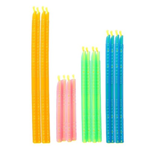 16Pcs 식품 가방 실러 클립 냉동고 칩 스낵 가방 클립에 씰링 슬라이드, PP, 여러 가지 빛깔의