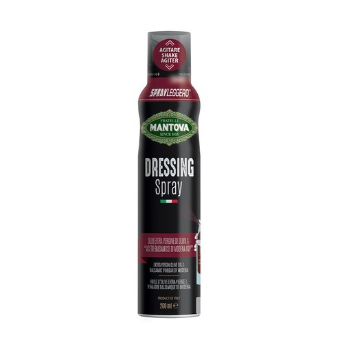 만토바 발사믹 드레싱 스프레이 엑스트라 버진 올리브오일 & 모데나 발사믹 비니거, 1개, 200ml