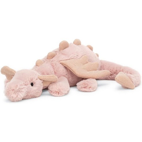 Jellycat 젤리캣 로즈 드래곤 수면 애착 인형 25cm, 상품선택