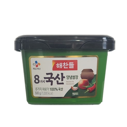 [해찬들] 8가지 국산양념쌈장, 500g, 1개