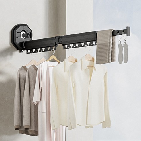 창 뒤 공간을 최적화하고 빨래를 더 쉽게 말리는 혁신적인 빨래 건조 솔루션