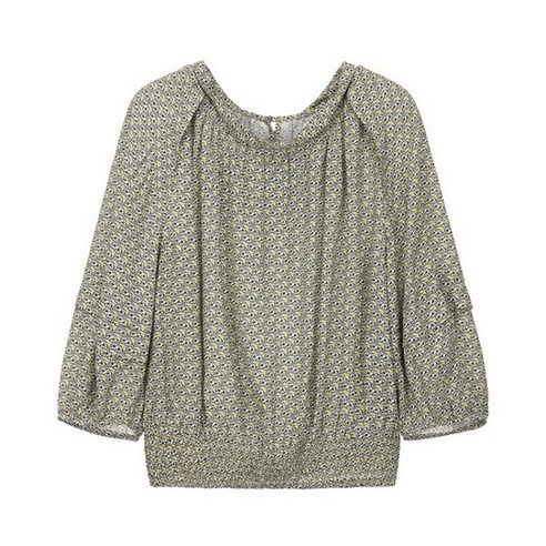 온앤온 [온앤온] 네크타이 플라워 블라우스 NEW3MB426