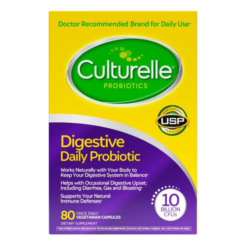 Culturelle 컬처렐 유산균 성인용 80정 배지캡슐 Digestive Health Probiotic