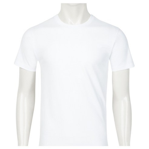 [비와이씨] BYC 남자 남성 반팔티 백색 라운드티 빅사이즈 3호_bot8150