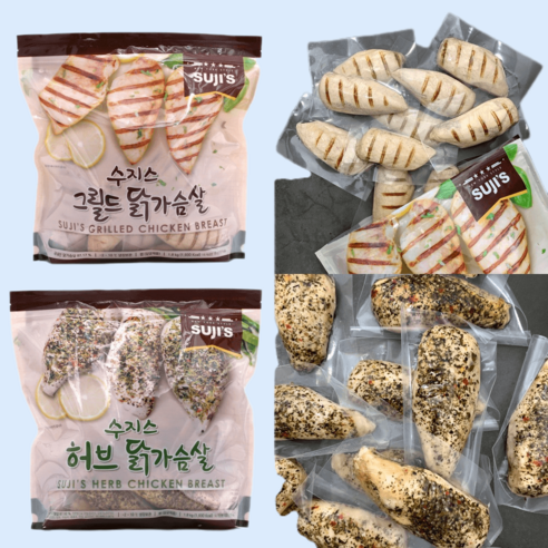 수지스 그릴드 닭가슴살 1.8kg 대용량 아이스박스 배송 수비드 허브 페퍼콘 트레이더스수지스닭가슴살 수지스그릴드닭가슴살 수지스수비드닭가슴살 코스트코닭가슴살, 수지스 페퍼콘 닭가슴살 1.8kg, 1세트