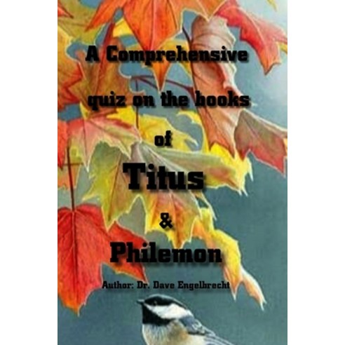 (영문도서) A Comprehensive on the books Titus &Philemon Paperback, Independently Published, English, 9798537858782