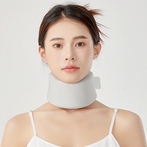 보단 목 보호대 소프트칼라 목 밴드 지지대, 스톤그레이, 1개