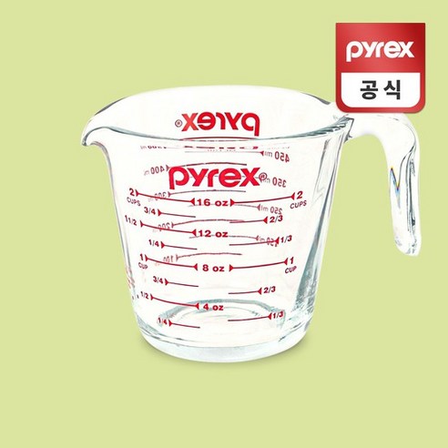 파이렉스 내열강화유리 계량컵, 파이렉스유리계량컵 500ml, 500ml