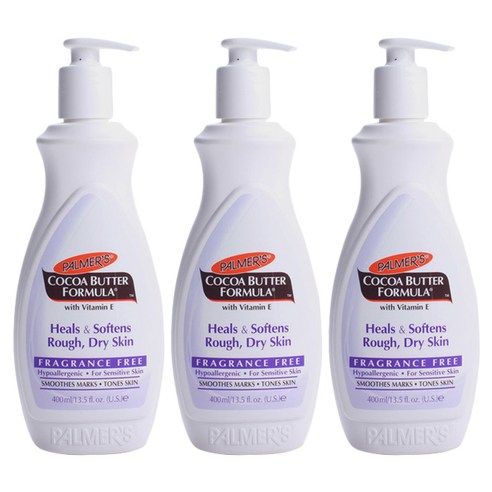 팔머즈 코코아 버터 포뮬러 힐 & 소프튼 임산부 바디케어 무향, 400ml, 3개