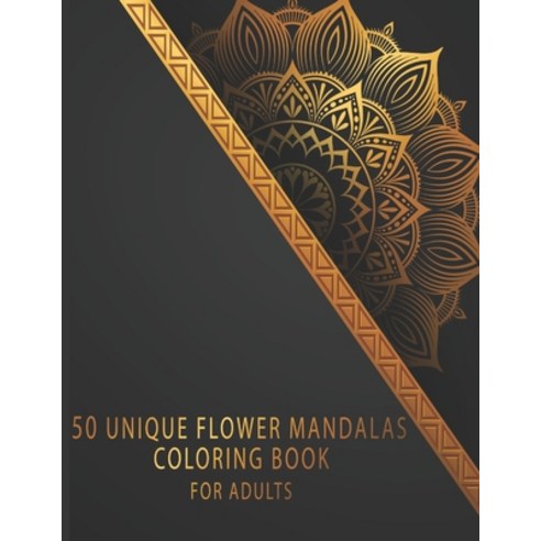 50 Mandala Coloring Book for Adults: mandala coloring book, adults