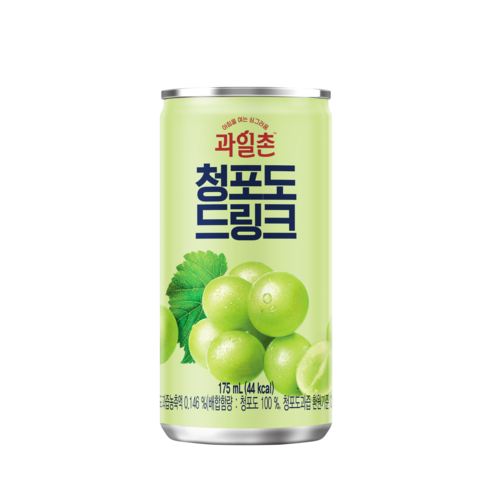 해태 과일촌 청포도 드링크, 43개, 240ml